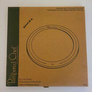 Pampered Chef Pie Crust Shield New In Box
